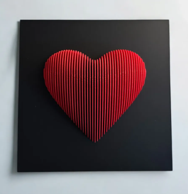 Modern Love Wall Heart